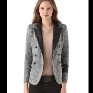 Laveer grey herringbone blazer